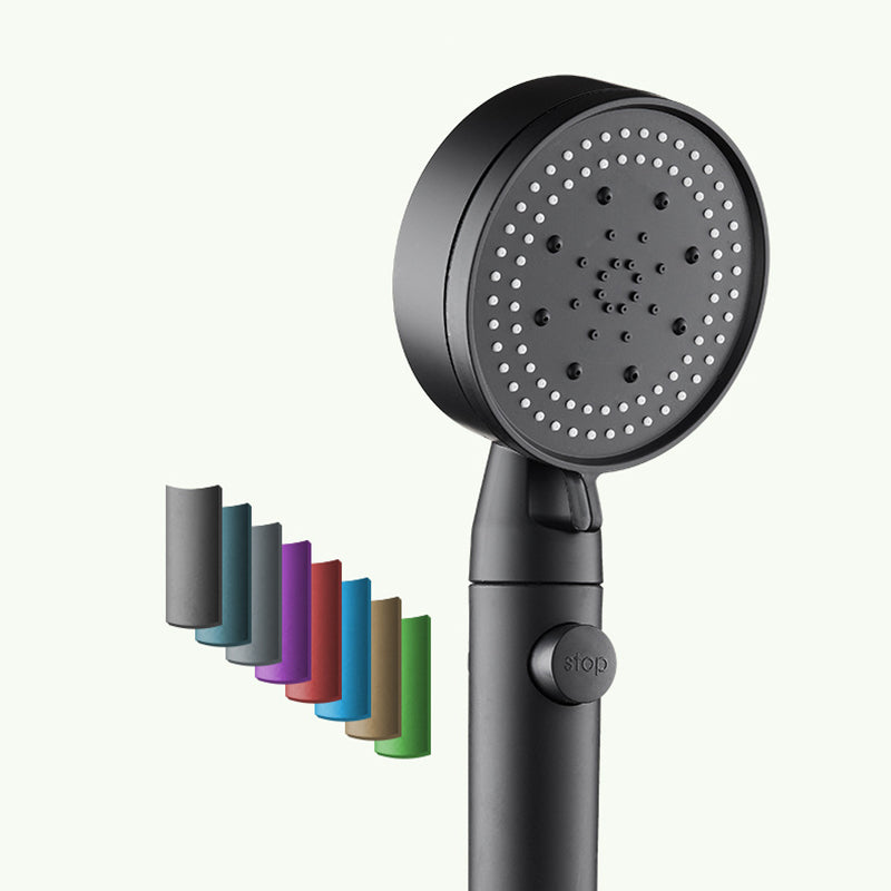 Plastic Handheld Shower Head Wall-mounted Shower Head with Adjustable Spray Pattern Clearhalo 'Bathroom Remodel & Bathroom Fixtures' 'Home Improvement' 'home_improvement' 'home_improvement_shower_heads' 'Shower Heads' 'shower_heads' 'Showers & Bathtubs Plumbing' 'Showers & Bathtubs' 6456459