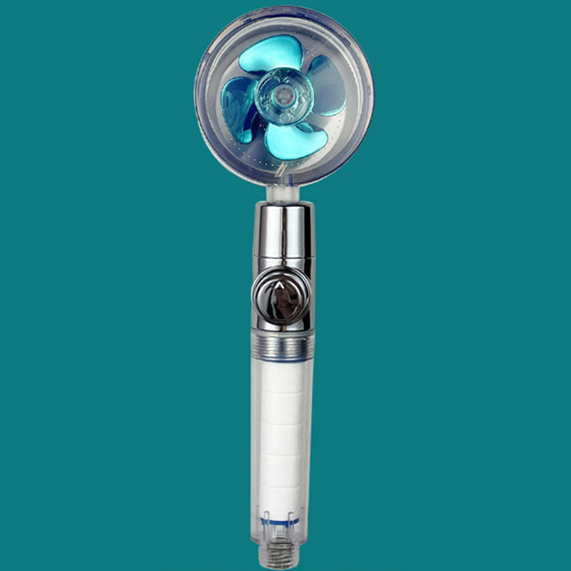 Modern Style Shower Head Wall-mounted Plastic Handheld Shower Head Blue Clearhalo 'Bathroom Remodel & Bathroom Fixtures' 'Home Improvement' 'home_improvement' 'home_improvement_shower_heads' 'Shower Heads' 'shower_heads' 'Showers & Bathtubs Plumbing' 'Showers & Bathtubs' 6456484