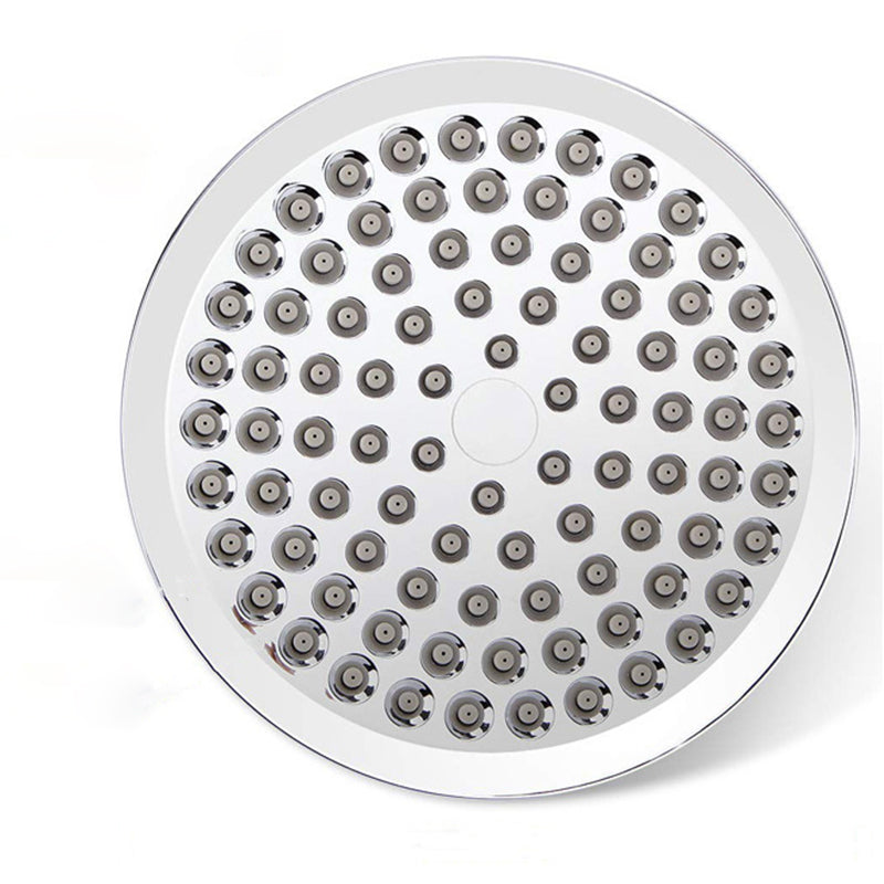 Silver Dual Shower Head with Hose Modern Style Wall-Mount Showerhead Clearhalo 'Bathroom Remodel & Bathroom Fixtures' 'Home Improvement' 'home_improvement' 'home_improvement_shower_heads' 'Shower Heads' 'shower_heads' 'Showers & Bathtubs Plumbing' 'Showers & Bathtubs' 6456498