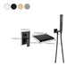 Contemporary Bathroom Faucet Wall Mounted Bathroom Faucet with Handheld Shower Clearhalo 'Bathroom Remodel & Bathroom Fixtures' 'Bathtub Faucets' 'bathtub_faucets' 'Home Improvement' 'home_improvement' 'home_improvement_bathtub_faucets' 6456588