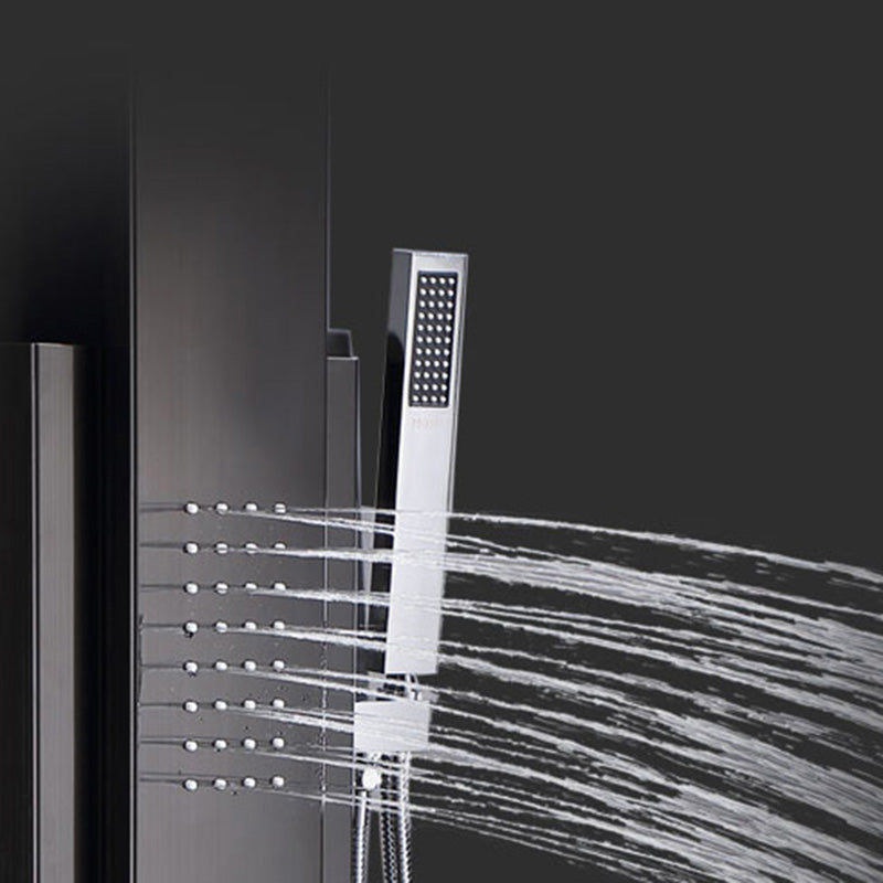 Contemporary Shower System Slide Bar Dual Shower Head Thermostatic Wall Mounted Shower Set Clearhalo 'Bathroom Remodel & Bathroom Fixtures' 'Home Improvement' 'home_improvement' 'home_improvement_shower_faucets' 'Shower Faucets & Systems' 'shower_faucets' 'Showers & Bathtubs Plumbing' 'Showers & Bathtubs' 6456645
