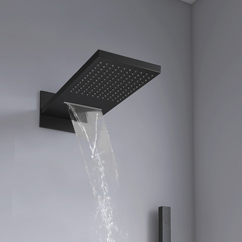 Modern Shower Set Handheld Shower Head Wall Mounted Shower System Clearhalo 'Bathroom Remodel & Bathroom Fixtures' 'Home Improvement' 'home_improvement' 'home_improvement_shower_faucets' 'Shower Faucets & Systems' 'shower_faucets' 'Showers & Bathtubs Plumbing' 'Showers & Bathtubs' 6456692
