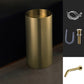 Modern Pedestal Bathroom Sink Round Pedestal Bathroom Sink with Faucet Bronze Round Faucet Sink with Faucet Clearhalo 'Bathroom Remodel & Bathroom Fixtures' 'Bathroom Sinks & Faucet Components' 'Bathroom Sinks' 'bathroom_sink' 'Home Improvement' 'home_improvement' 'home_improvement_bathroom_sink' 6457032