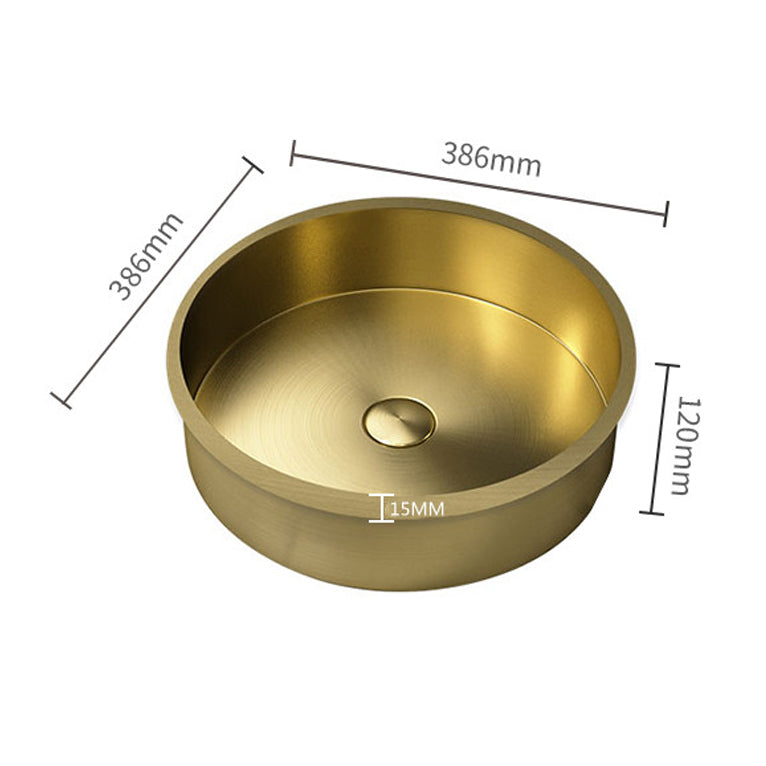 Round Bathroom Sink Modern Undermount Bathroom Sink with Faucet Clearhalo 'Bathroom Remodel & Bathroom Fixtures' 'Bathroom Sinks & Faucet Components' 'Bathroom Sinks' 'bathroom_sink' 'Home Improvement' 'home_improvement' 'home_improvement_bathroom_sink' 6457093