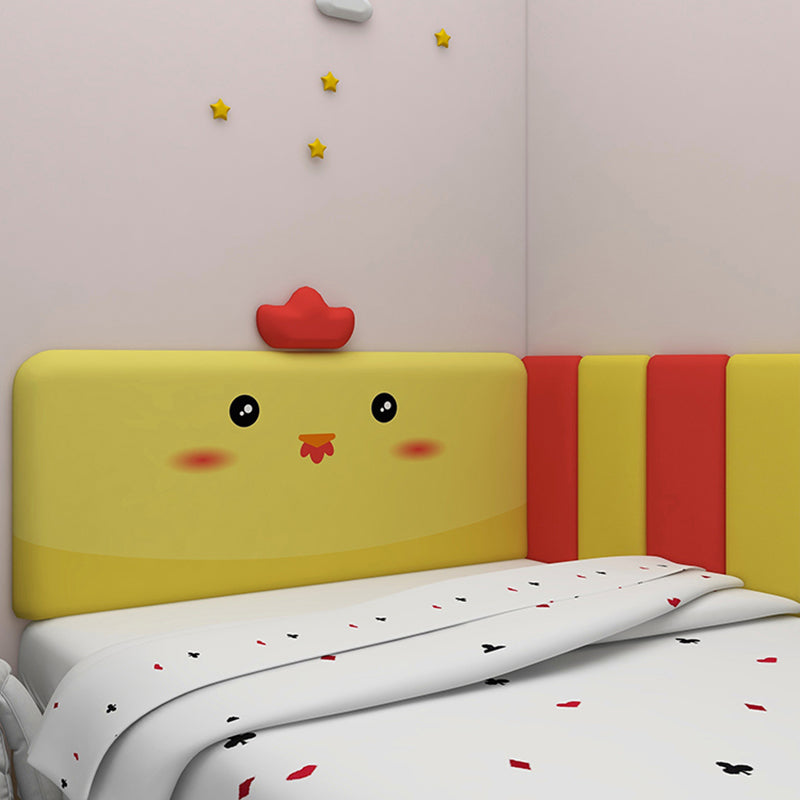 Modern Wall Access Panel Peel and Press Smooth Soundproof Cartoon Wall Ceiling for Bedroom Yellow Clearhalo 'Flooring 'Home Improvement' 'home_improvement' 'home_improvement_wall_paneling' 'Wall Paneling' 'wall_paneling' 'Walls & Ceilings' Walls and Ceiling' 6458010