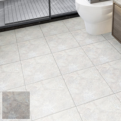 Square Bathroom PVC Flooring 12" x 12" x 0.07mm Peel and Stick Vinyl Flooring Off-White Clearhalo 'Flooring 'Home Improvement' 'home_improvement' 'home_improvement_vinyl_flooring' 'Vinyl Flooring' 'vinyl_flooring' Walls and Ceiling' 6460437