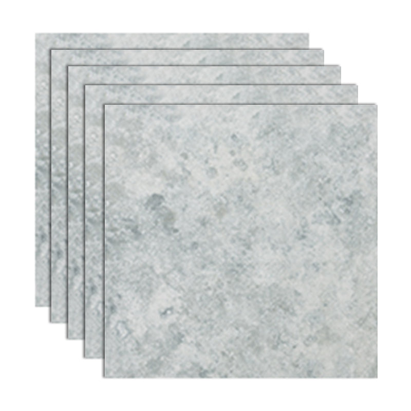 Square Bathroom PVC Flooring 12" x 12" x 0.07mm Peel and Stick Vinyl Flooring Light Gray Clearhalo 'Flooring 'Home Improvement' 'home_improvement' 'home_improvement_vinyl_flooring' 'Vinyl Flooring' 'vinyl_flooring' Walls and Ceiling' 6460438