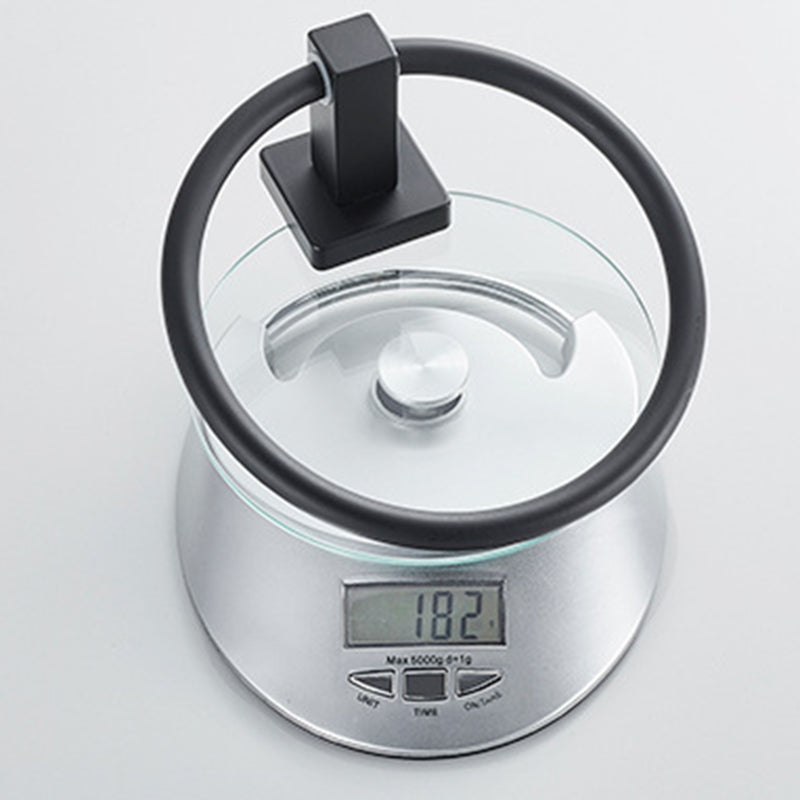 Traditional Bath Hardware Set Black Towel Ring Bath Shelf Bathroom Hardware Set Clearhalo 'Bathroom Hardware Sets' 'Bathroom Hardware' 'Bathroom Remodel & Bathroom Fixtures' 'bathroom_hardware_sets' 'Home Improvement' 'home_improvement' 'home_improvement_bathroom_hardware_sets' 6460875