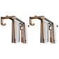 Modern Black Bath Hardware Set Towel Bar Bathroom Hardware Set Black Gold 2 Piece Set Clearhalo 'Bathroom Hardware Sets' 'Bathroom Hardware' 'Bathroom Remodel & Bathroom Fixtures' 'bathroom_hardware_sets' 'Home Improvement' 'home_improvement' 'home_improvement_bathroom_hardware_sets' 6460910