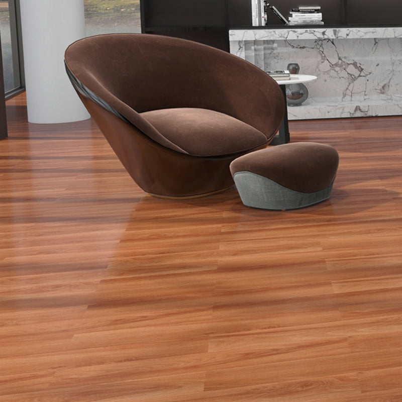 Square Edge Vinyl Flooring Living Spaces PVC Flooring with Peel & Stick Brown 0.05" Clearhalo 'Flooring 'Home Improvement' 'home_improvement' 'home_improvement_vinyl_flooring' 'Vinyl Flooring' 'vinyl_flooring' Walls and Ceiling' 6462313