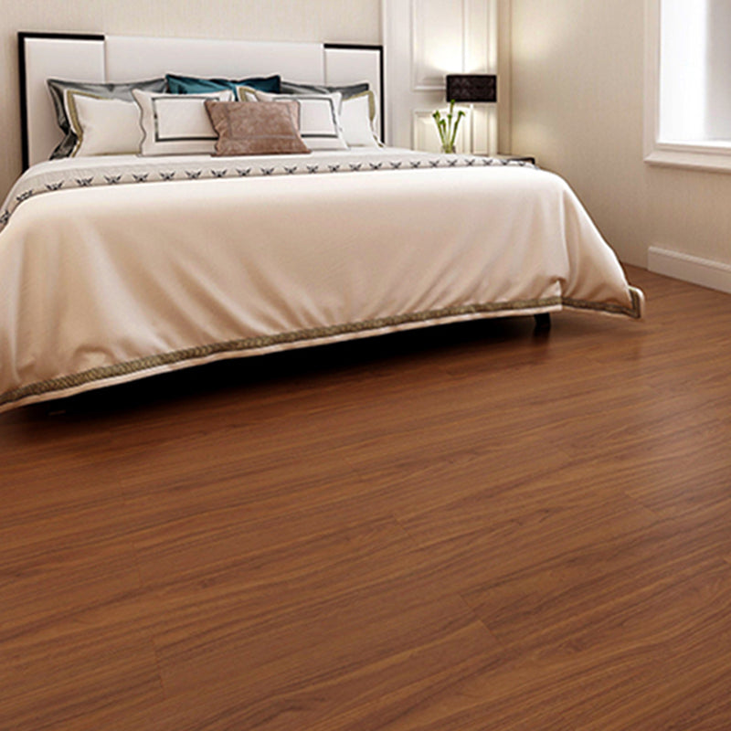 Square Edge Vinyl Flooring Living Spaces PVC Flooring with Peel & Stick Dark Wood 0.05" Clearhalo 'Flooring 'Home Improvement' 'home_improvement' 'home_improvement_vinyl_flooring' 'Vinyl Flooring' 'vinyl_flooring' Walls and Ceiling' 6462323