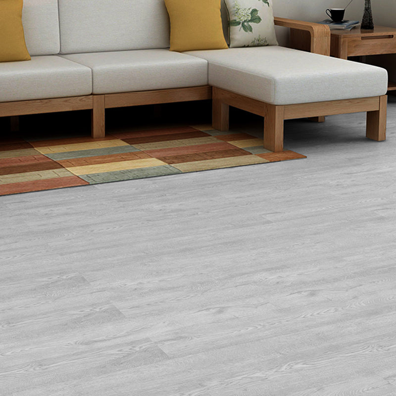Square Edge Vinyl Flooring Living Spaces PVC Flooring with Peel & Stick Wooden Gray 0.1" Clearhalo 'Flooring 'Home Improvement' 'home_improvement' 'home_improvement_vinyl_flooring' 'Vinyl Flooring' 'vinyl_flooring' Walls and Ceiling' 6462328
