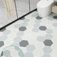 Bathroom 3.5mm Vinyl Flooring Square Peel and Stick PVC Flooring Light Blue Clearhalo 'Flooring 'Home Improvement' 'home_improvement' 'home_improvement_vinyl_flooring' 'Vinyl Flooring' 'vinyl_flooring' Walls and Ceiling' 6462411