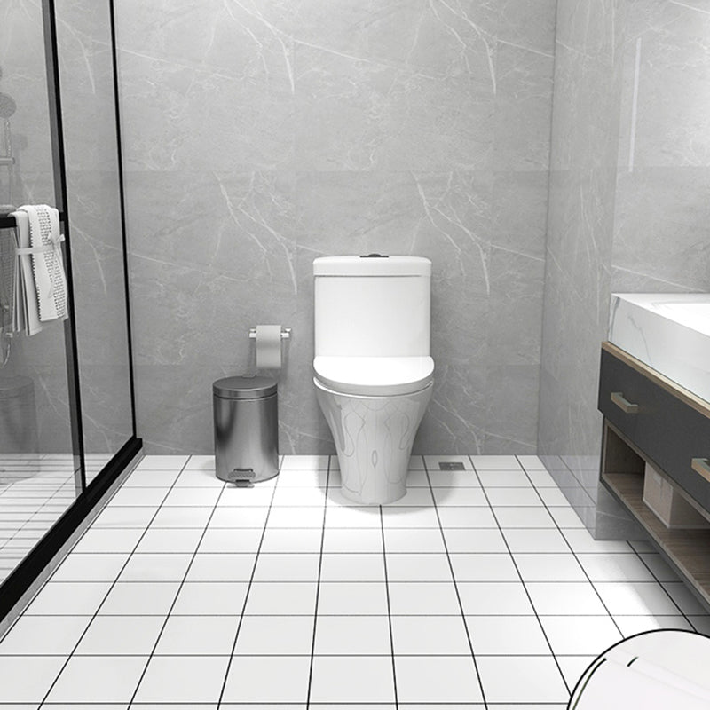 4mm Thick PVC Flooring Living Spaces Smooth Peel & Stick Vinyl Flooring White 23.6" x 196.9" Clearhalo 'Flooring 'Home Improvement' 'home_improvement' 'home_improvement_vinyl_flooring' 'Vinyl Flooring' 'vinyl_flooring' Walls and Ceiling' 6462449