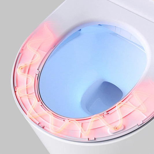 Modern One Piece Toilet Bowl Heated Seat Urine Toilet with Toilet Seat Clearhalo 'Bathroom Remodel & Bathroom Fixtures' 'Home Improvement' 'home_improvement' 'home_improvement_toilets' 'Toilets & Bidets' 'Toilets' 6463328