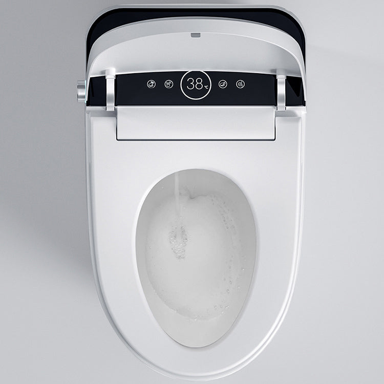 Modern One Piece Toilet Bowl Heated Seat Urine Toilet with Toilet Seat Clearhalo 'Bathroom Remodel & Bathroom Fixtures' 'Home Improvement' 'home_improvement' 'home_improvement_toilets' 'Toilets & Bidets' 'Toilets' 6463331