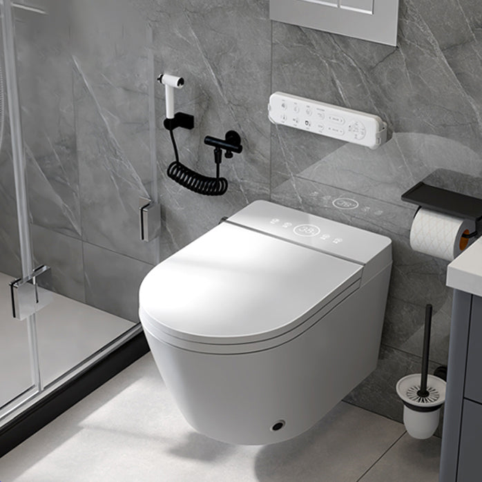 Modern Wall Mount Toilet All-In-One Porcelain Single Flush Urine Toilet Clearhalo 'Bathroom Remodel & Bathroom Fixtures' 'Home Improvement' 'home_improvement' 'home_improvement_toilets' 'Toilets & Bidets' 'Toilets' 6463337