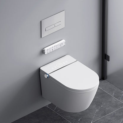 Modern Wall Mount Toilet All-In-One Porcelain Single Flush Urine Toilet White Toilet with Tanker Clearhalo 'Bathroom Remodel & Bathroom Fixtures' 'Home Improvement' 'home_improvement' 'home_improvement_toilets' 'Toilets & Bidets' 'Toilets' 6463338