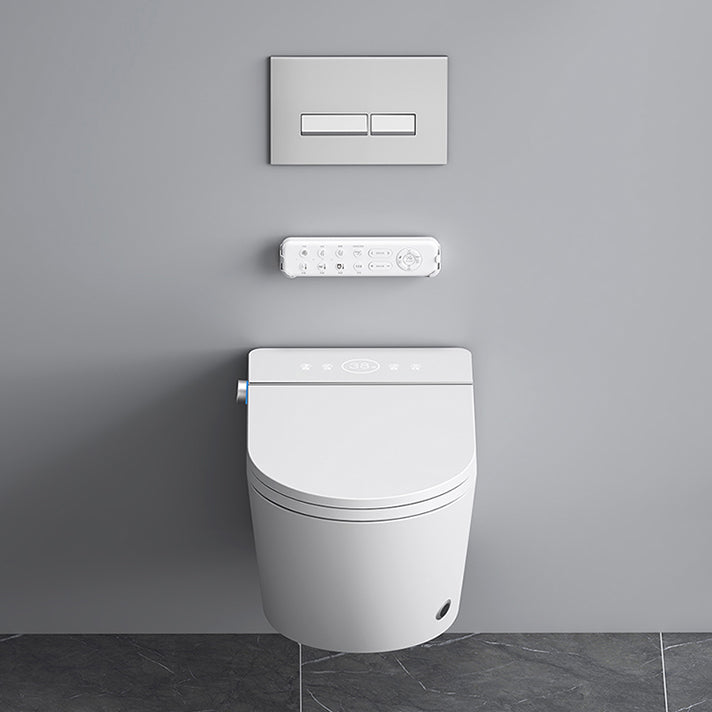 Modern Wall Mount Toilet All-In-One Porcelain Single Flush Urine Toilet Clearhalo 'Bathroom Remodel & Bathroom Fixtures' 'Home Improvement' 'home_improvement' 'home_improvement_toilets' 'Toilets & Bidets' 'Toilets' 6463352