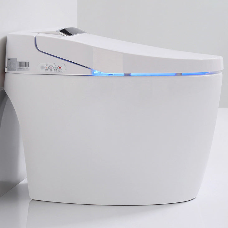 Modern One Piece Toilet Concealed Tank Toilet Bowl with Slow Close Seat for Washroom Clearhalo 'Bathroom Remodel & Bathroom Fixtures' 'Home Improvement' 'home_improvement' 'home_improvement_toilets' 'Toilets & Bidets' 'Toilets' 6463390