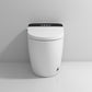 Modern Siphon Jet One Piece Toilet Bowl White Heated Seat Urine Toilet with Toilet Seat Foot Touch Flush (Standard Configuration) 12" Clearhalo 'Bathroom Remodel & Bathroom Fixtures' 'Home Improvement' 'home_improvement' 'home_improvement_toilets' 'Toilets & Bidets' 'Toilets' 6463395