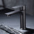 Contemporary Style Faucet Single Lever Handle Vessel Sink Faucet Smoke Gray Clearhalo 'Bathroom Remodel & Bathroom Fixtures' 'Bathroom Sink Faucets' 'Bathroom Sinks & Faucet Components' 'bathroom_sink_faucets' 'Home Improvement' 'home_improvement' 'home_improvement_bathroom_sink_faucets' 6466911