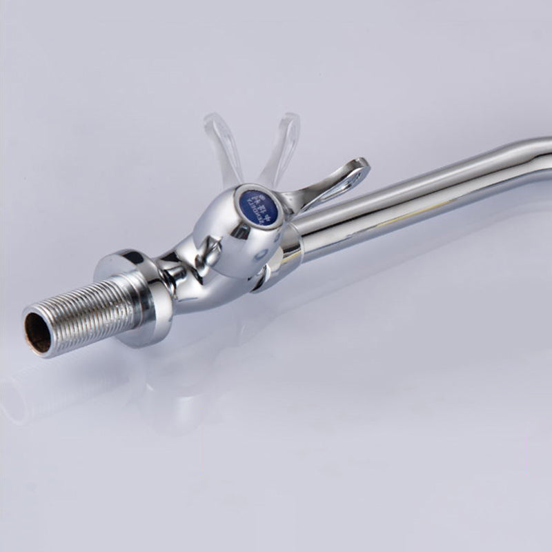 Contemporary Single Handle Kitchen Faucet High Arch Water Filler in Chrome Clearhalo 'Home Improvement' 'home_improvement' 'home_improvement_kitchen_faucets' 'Kitchen Faucets' 'Kitchen Remodel & Kitchen Fixtures' 'Kitchen Sinks & Faucet Components' 'kitchen_faucets' 6467169