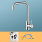 Modern Kitchen Bar Faucet 304 Stainless Steel Lever Handles High Arch Sink Faucet 7 Shape Supply Lines Included Clearhalo 'Home Improvement' 'home_improvement' 'home_improvement_kitchen_faucets' 'Kitchen Faucets' 'Kitchen Remodel & Kitchen Fixtures' 'Kitchen Sinks & Faucet Components' 'kitchen_faucets' 6467218