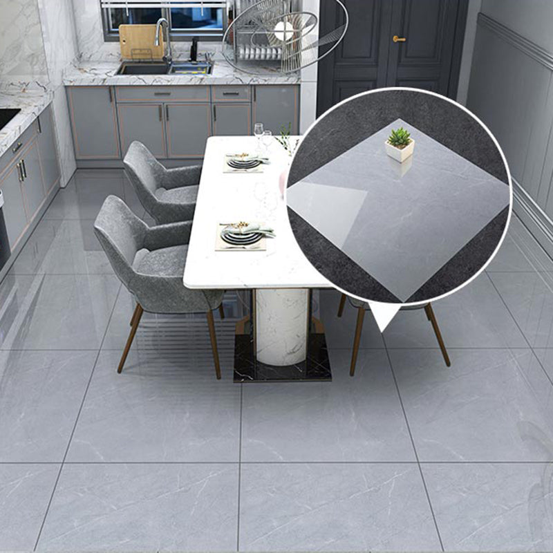 Modern Square Wallpaper Single Tile PVC Peel & Stick Subway Tile for Shower Grey Clearhalo 'Flooring 'Home Improvement' 'home_improvement' 'home_improvement_peel_stick_blacksplash' 'Peel & Stick Backsplash Tile' 'peel_stick_blacksplash' 'Walls & Ceilings' Walls and Ceiling' 6467304