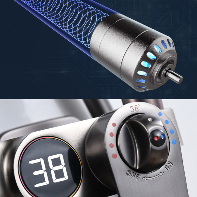 Brass Round Shower System Thermostatic Slide Bar Included Shower Set Clearhalo 'Bathroom Remodel & Bathroom Fixtures' 'Home Improvement' 'home_improvement' 'home_improvement_shower_faucets' 'Shower Faucets & Systems' 'shower_faucets' 'Showers & Bathtubs Plumbing' 'Showers & Bathtubs' 6467606