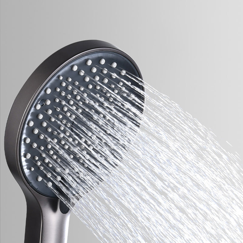 Brass Round Shower System Thermostatic Slide Bar Included Shower Set Clearhalo 'Bathroom Remodel & Bathroom Fixtures' 'Home Improvement' 'home_improvement' 'home_improvement_shower_faucets' 'Shower Faucets & Systems' 'shower_faucets' 'Showers & Bathtubs Plumbing' 'Showers & Bathtubs' 6467612