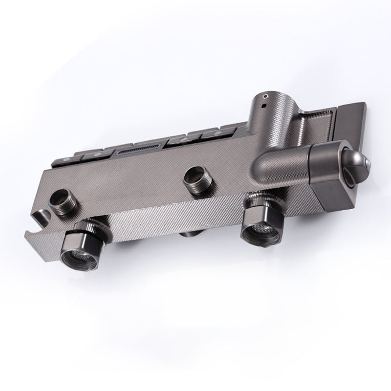 Contemporary Round and Square Shower System Wall Mounted Shower Set Clearhalo 'Bathroom Remodel & Bathroom Fixtures' 'Home Improvement' 'home_improvement' 'home_improvement_shower_faucets' 'Shower Faucets & Systems' 'shower_faucets' 'Showers & Bathtubs Plumbing' 'Showers & Bathtubs' 6467708