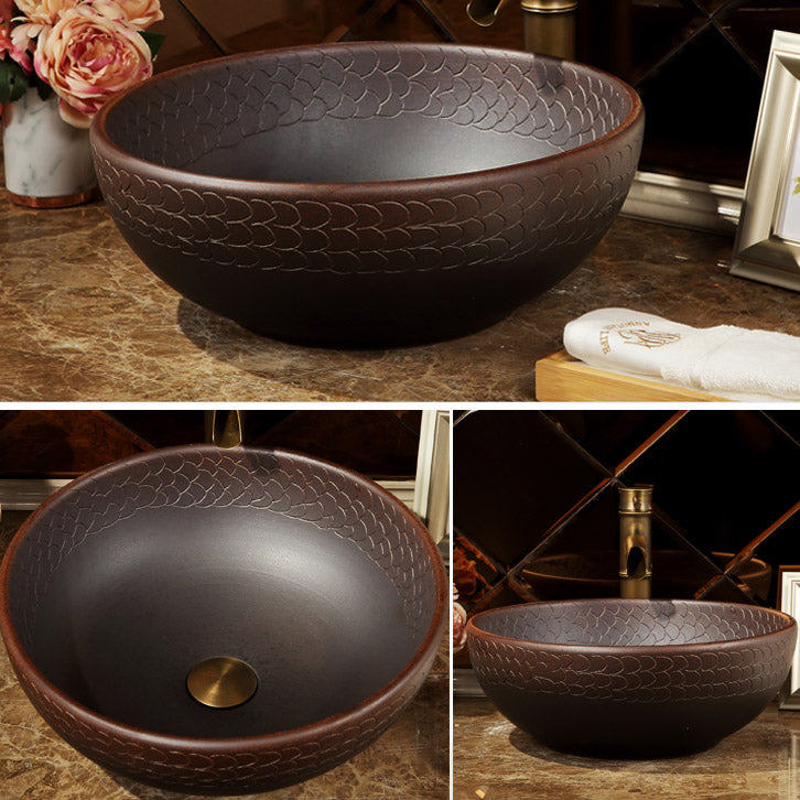 Porcelain Trough Bathroom Sink Traditional Trough Bathroom Sink Clearhalo 'Bathroom Remodel & Bathroom Fixtures' 'Bathroom Sinks & Faucet Components' 'Bathroom Sinks' 'bathroom_sink' 'Home Improvement' 'home_improvement' 'home_improvement_bathroom_sink' 6467763