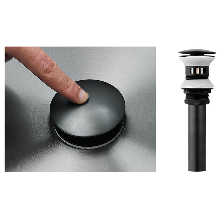 Modern Basin Sink Metal Round with Pop-Up Drain and Faucet Vessel Bathroom Sink Clearhalo 'Bathroom Remodel & Bathroom Fixtures' 'Bathroom Sinks & Faucet Components' 'Bathroom Sinks' 'bathroom_sink' 'Home Improvement' 'home_improvement' 'home_improvement_bathroom_sink' 6467831