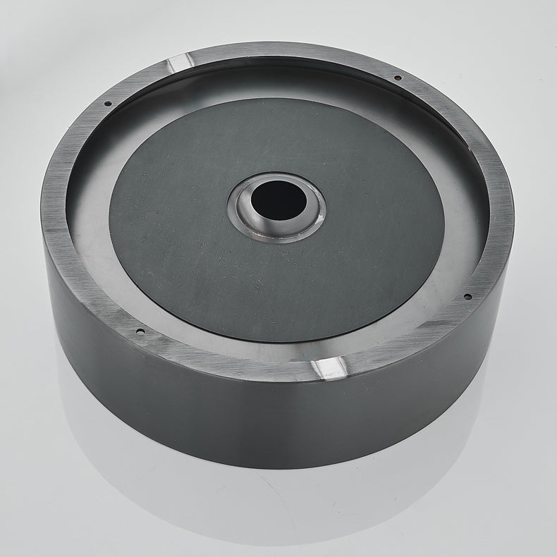 Modern Basin Sink Metal Round with Pop-Up Drain and Faucet Vessel Bathroom Sink Clearhalo 'Bathroom Remodel & Bathroom Fixtures' 'Bathroom Sinks & Faucet Components' 'Bathroom Sinks' 'bathroom_sink' 'Home Improvement' 'home_improvement' 'home_improvement_bathroom_sink' 6467833