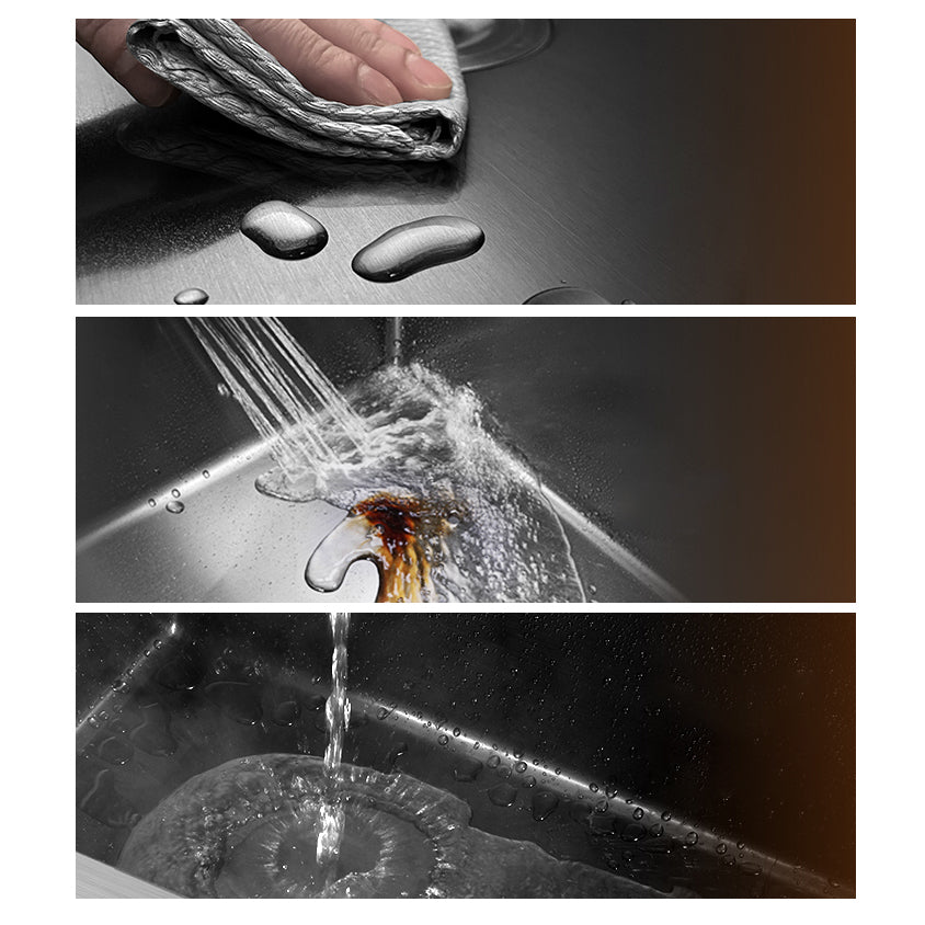 Modern Style Kitchen Sink Stainless Steel Overflow Hole Design Kitchen Sink Clearhalo 'Home Improvement' 'home_improvement' 'home_improvement_kitchen_sinks' 'Kitchen Remodel & Kitchen Fixtures' 'Kitchen Sinks & Faucet Components' 'Kitchen Sinks' 'kitchen_sinks' 6467899