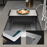 Contemporary Style Kitchen Sink Stainless Steel 1 Holes Undermount Kitchen Sink Clearhalo 'Home Improvement' 'home_improvement' 'home_improvement_kitchen_sinks' 'Kitchen Remodel & Kitchen Fixtures' 'Kitchen Sinks & Faucet Components' 'Kitchen Sinks' 'kitchen_sinks' 6467940