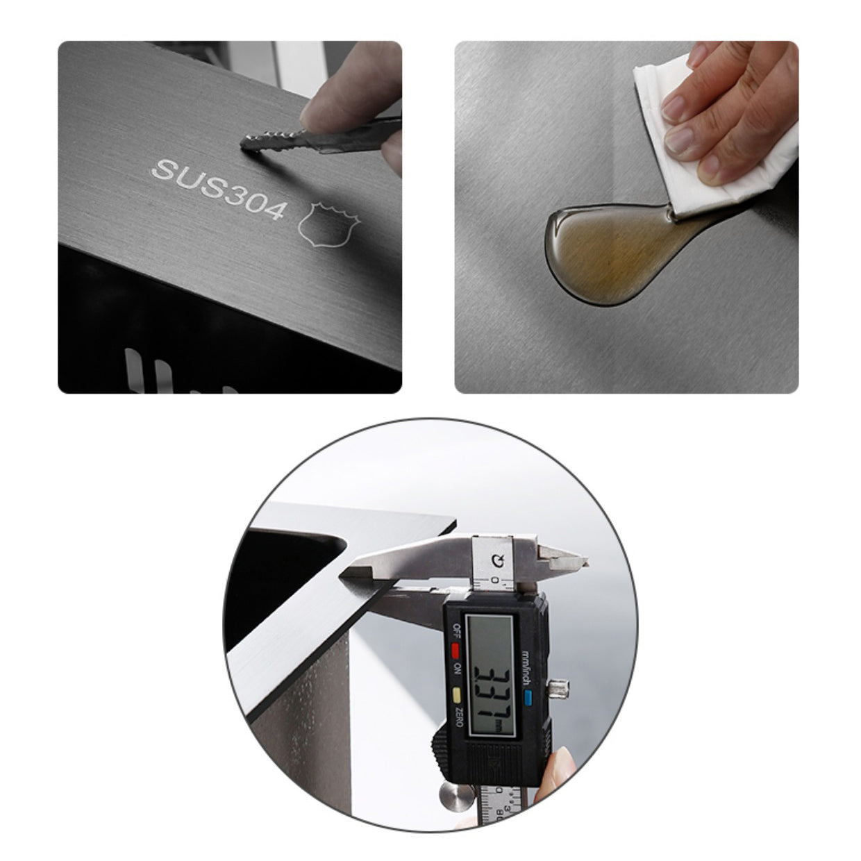 Contemporary Kitchen Sink Colorfast Drop-In Stainless Steel Kitchen Sink Clearhalo 'Home Improvement' 'home_improvement' 'home_improvement_kitchen_sinks' 'Kitchen Remodel & Kitchen Fixtures' 'Kitchen Sinks & Faucet Components' 'Kitchen Sinks' 'kitchen_sinks' 6468005