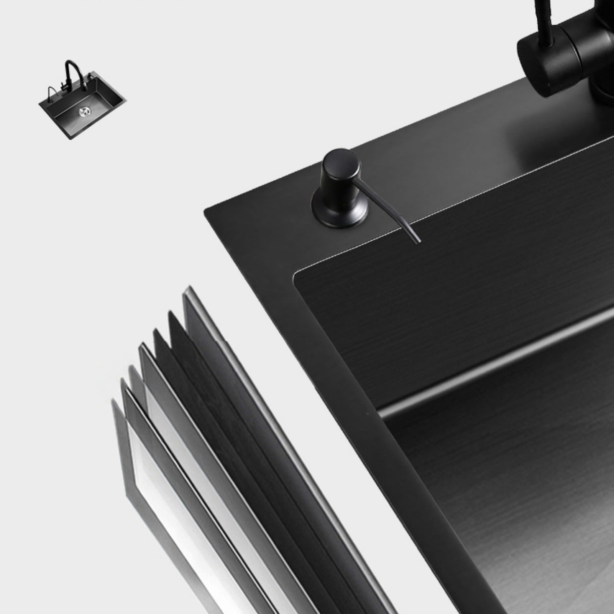 Contemporary Kitchen Sink Colorfast Drop-In Stainless Steel Kitchen Sink Clearhalo 'Home Improvement' 'home_improvement' 'home_improvement_kitchen_sinks' 'Kitchen Remodel & Kitchen Fixtures' 'Kitchen Sinks & Faucet Components' 'Kitchen Sinks' 'kitchen_sinks' 6468007