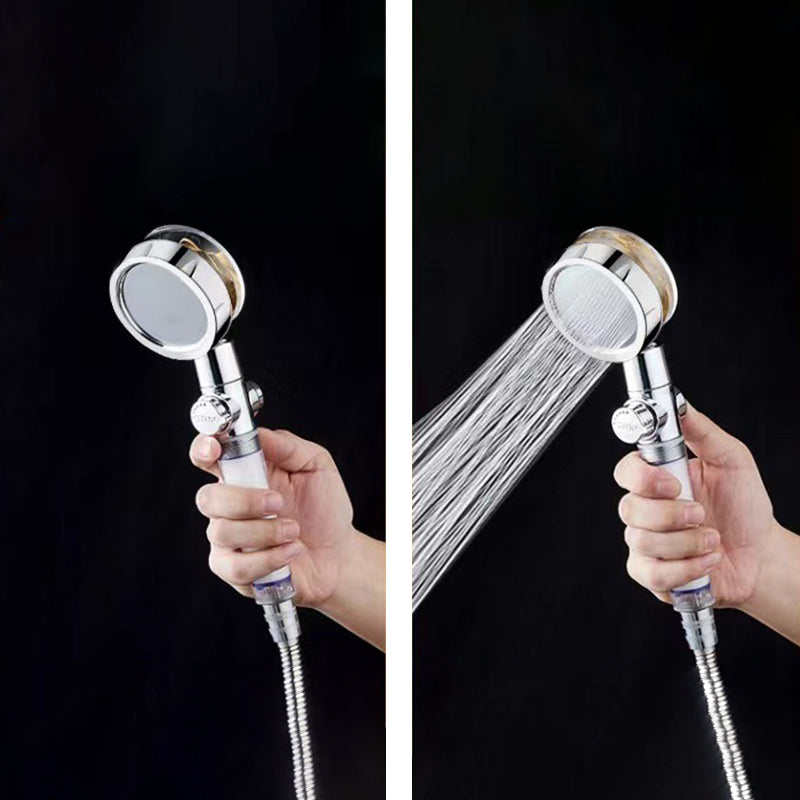 Adjustable Shower Head Modern Round Shower Combo with Single Setting Clearhalo 'Bathroom Remodel & Bathroom Fixtures' 'Home Improvement' 'home_improvement' 'home_improvement_shower_heads' 'Shower Heads' 'shower_heads' 'Showers & Bathtubs Plumbing' 'Showers & Bathtubs' 6468079