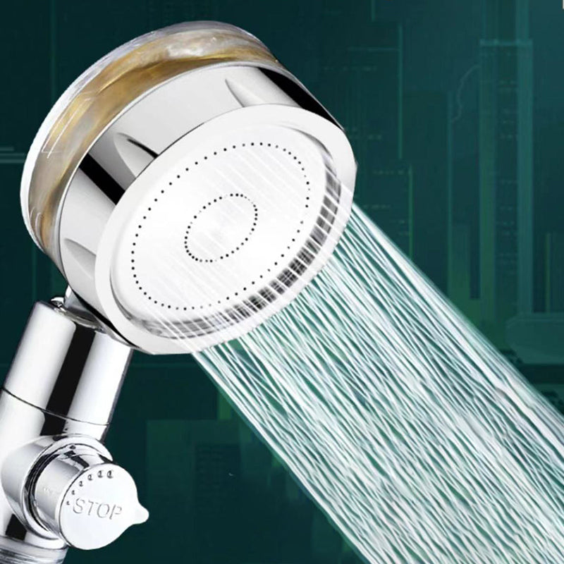 Adjustable Shower Head Modern Round Shower Combo with Single Setting Clearhalo 'Bathroom Remodel & Bathroom Fixtures' 'Home Improvement' 'home_improvement' 'home_improvement_shower_heads' 'Shower Heads' 'shower_heads' 'Showers & Bathtubs Plumbing' 'Showers & Bathtubs' 6468080