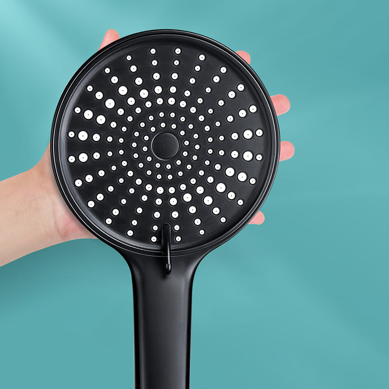 Contemporary Round Shower Head Pure Color Handheld Shower Head Clearhalo 'Bathroom Remodel & Bathroom Fixtures' 'Home Improvement' 'home_improvement' 'home_improvement_shower_heads' 'Shower Heads' 'shower_heads' 'Showers & Bathtubs Plumbing' 'Showers & Bathtubs' 6468100