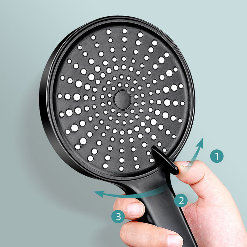 Contemporary Round Shower Head Pure Color Handheld Shower Head Clearhalo 'Bathroom Remodel & Bathroom Fixtures' 'Home Improvement' 'home_improvement' 'home_improvement_shower_heads' 'Shower Heads' 'shower_heads' 'Showers & Bathtubs Plumbing' 'Showers & Bathtubs' 6468109