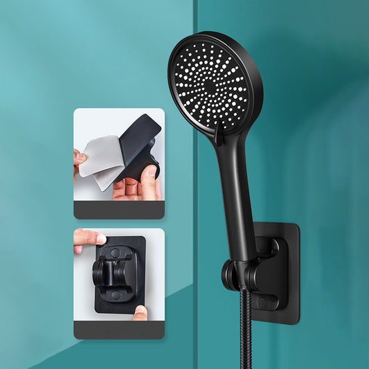 Contemporary Round Shower Head Pure Color Handheld Shower Head Clearhalo 'Bathroom Remodel & Bathroom Fixtures' 'Home Improvement' 'home_improvement' 'home_improvement_shower_heads' 'Shower Heads' 'shower_heads' 'Showers & Bathtubs Plumbing' 'Showers & Bathtubs' 6468121