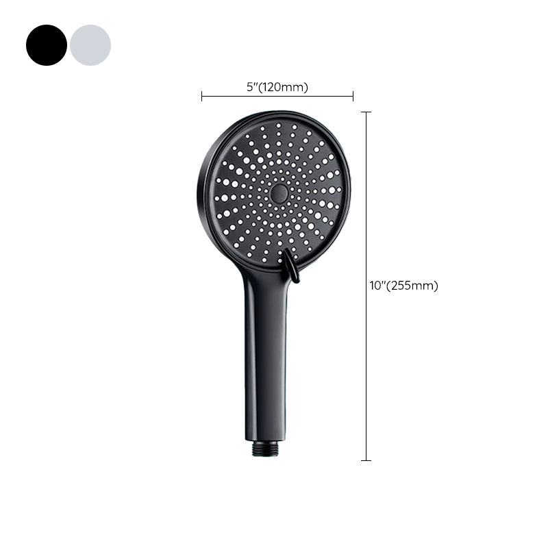 Contemporary Round Shower Head Pure Color Handheld Shower Head Clearhalo 'Bathroom Remodel & Bathroom Fixtures' 'Home Improvement' 'home_improvement' 'home_improvement_shower_heads' 'Shower Heads' 'shower_heads' 'Showers & Bathtubs Plumbing' 'Showers & Bathtubs' 6468124