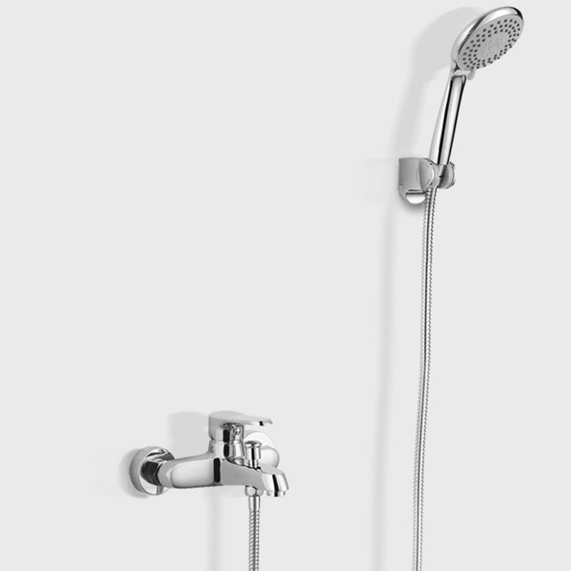 Bathroom Tub Spout Wall Mounted Hand Shower Fixed Bathtub Faucet Waterfall Faucet Not Included Risers Not Included Clearhalo 'Bathroom Remodel & Bathroom Fixtures' 'Bathtub Faucets' 'bathtub_faucets' 'Home Improvement' 'home_improvement' 'home_improvement_bathtub_faucets' 6468129