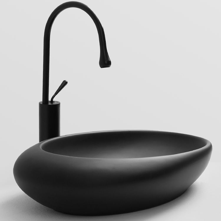 Modern Vessel Bathroom Sink Porcelain Specialty with Pop-Up Drain Wash Stand Clearhalo 'Bathroom Remodel & Bathroom Fixtures' 'Bathroom Sinks & Faucet Components' 'Bathroom Sinks' 'bathroom_sink' 'Home Improvement' 'home_improvement' 'home_improvement_bathroom_sink' 6468389