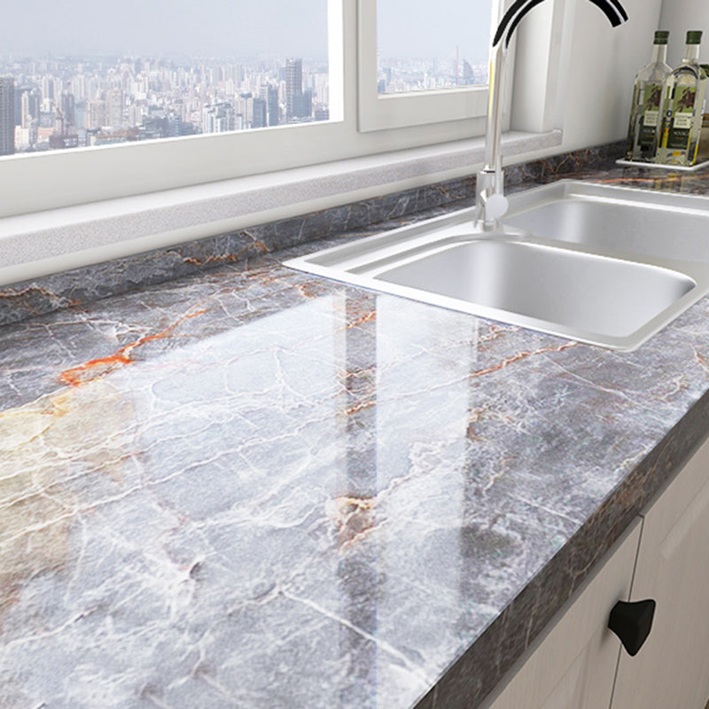 PVC Peel and Stick Backsplash Wall Tile Modern Peel & Stick Field Tile Grey Clearhalo 'Flooring 'Home Improvement' 'home_improvement' 'home_improvement_peel_stick_blacksplash' 'Peel & Stick Backsplash Tile' 'peel_stick_blacksplash' 'Walls & Ceilings' Walls and Ceiling' 6470204