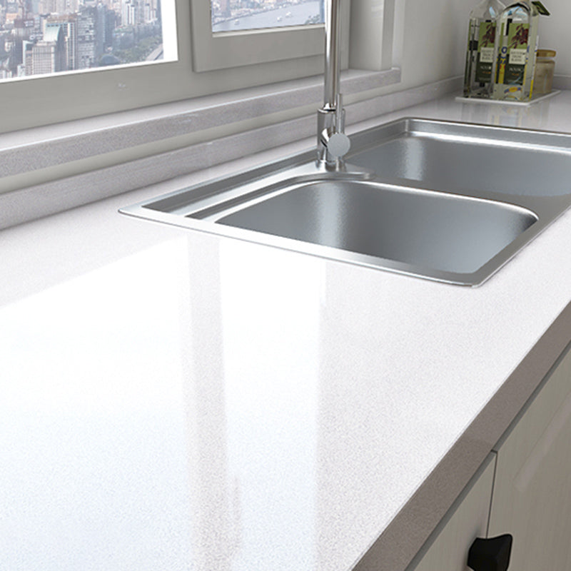 PVC Peel and Stick Backsplash Wall Tile Modern Peel & Stick Field Tile Textured White Clearhalo 'Flooring 'Home Improvement' 'home_improvement' 'home_improvement_peel_stick_blacksplash' 'Peel & Stick Backsplash Tile' 'peel_stick_blacksplash' 'Walls & Ceilings' Walls and Ceiling' 6470218