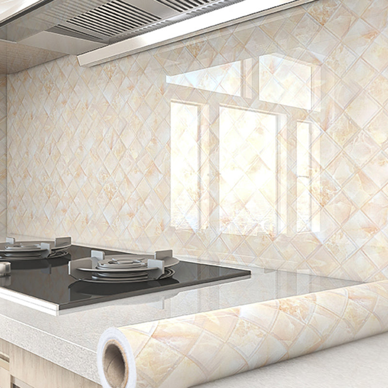 Rectangular Wallpaper Modern Peel and Stick Backsplash Wall Tile Beige Clearhalo 'Flooring 'Home Improvement' 'home_improvement' 'home_improvement_peel_stick_blacksplash' 'Peel & Stick Backsplash Tile' 'peel_stick_blacksplash' 'Walls & Ceilings' Walls and Ceiling' 6470239